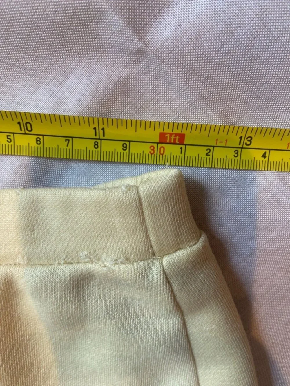 Vintage Yellow Wool Vest Skirt Set Womens Small Matching Retro Mod ACT II T